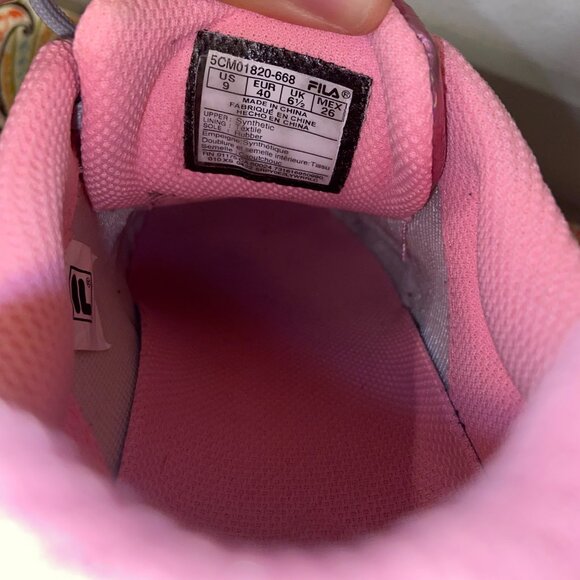 FILA holographic pink sneakers - platform - Picture 7 of 9